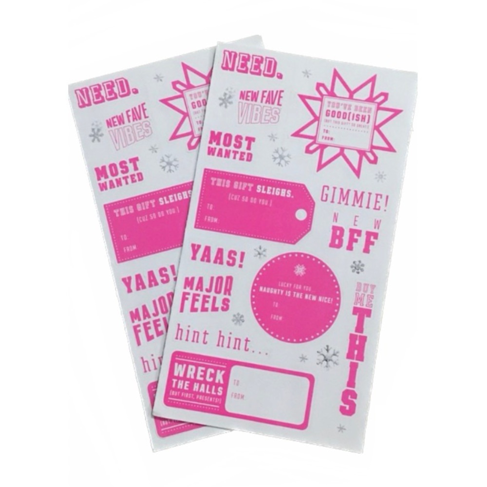 Victoria’s Secret VS PINK Display Rare Collectable Holiday Sticker Sheets